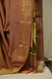 Brick Cotton Paithani Saree - SRBCPS784