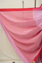 Pink Bengal Cotton Saree - SRBBCS160