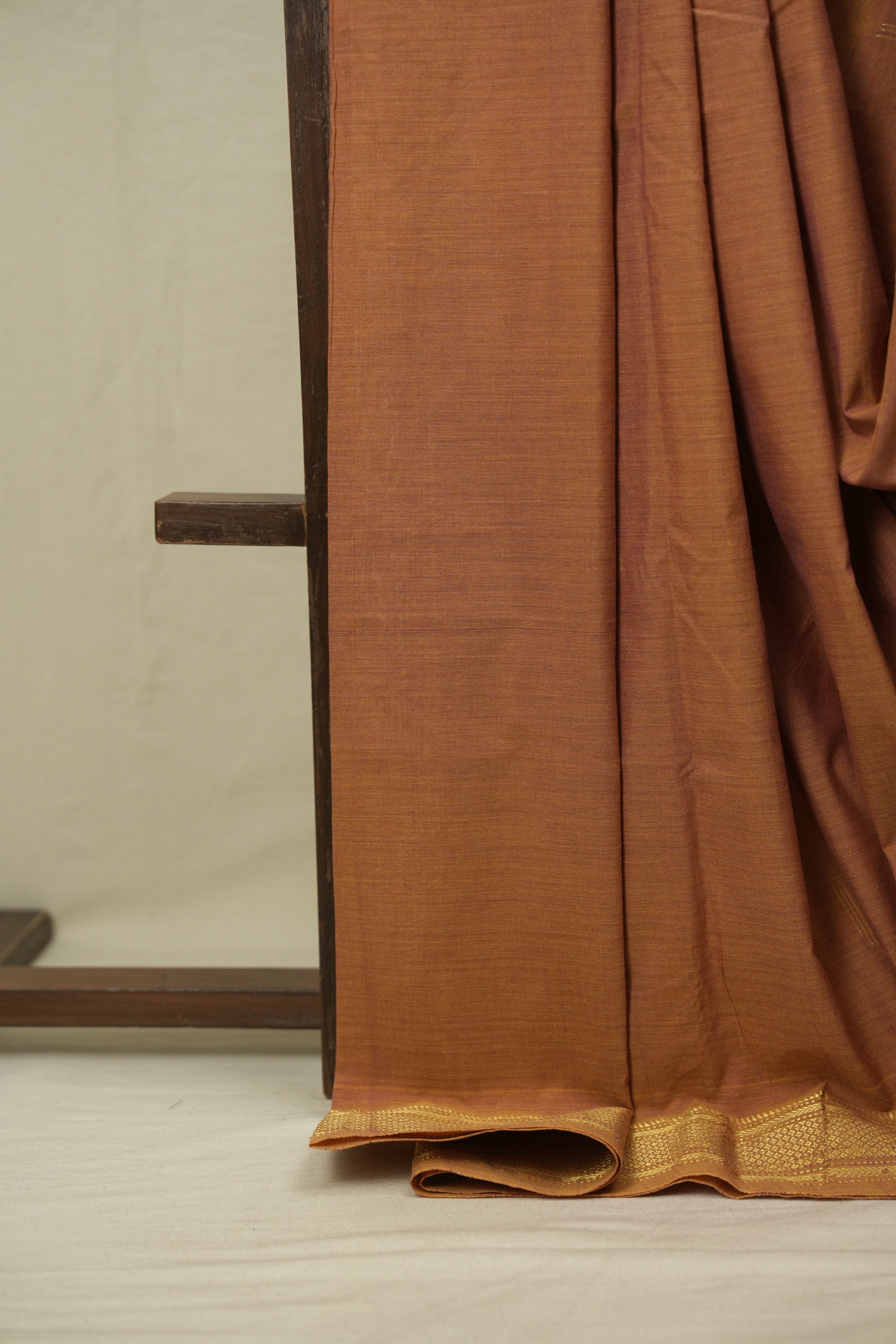 Brick Cotton Paithani Saree - SRBCPS784