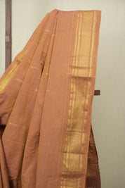Brick Cotton Paithani Saree - SRBCPS784
