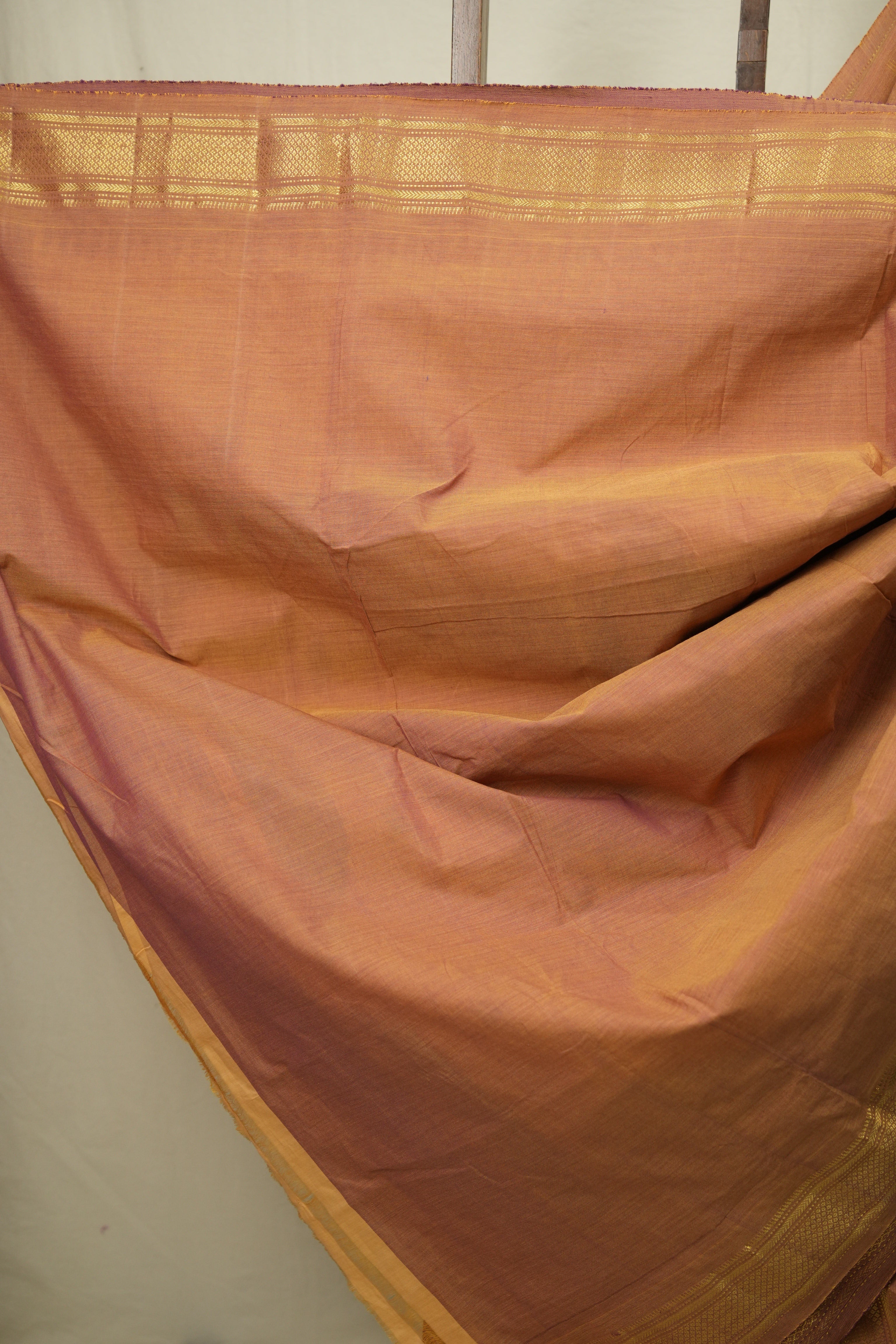 Brick Cotton Paithani Saree - SRBCPS784