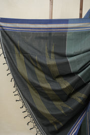 Teal Cotton Ilkal Saree  - SRTCIS665