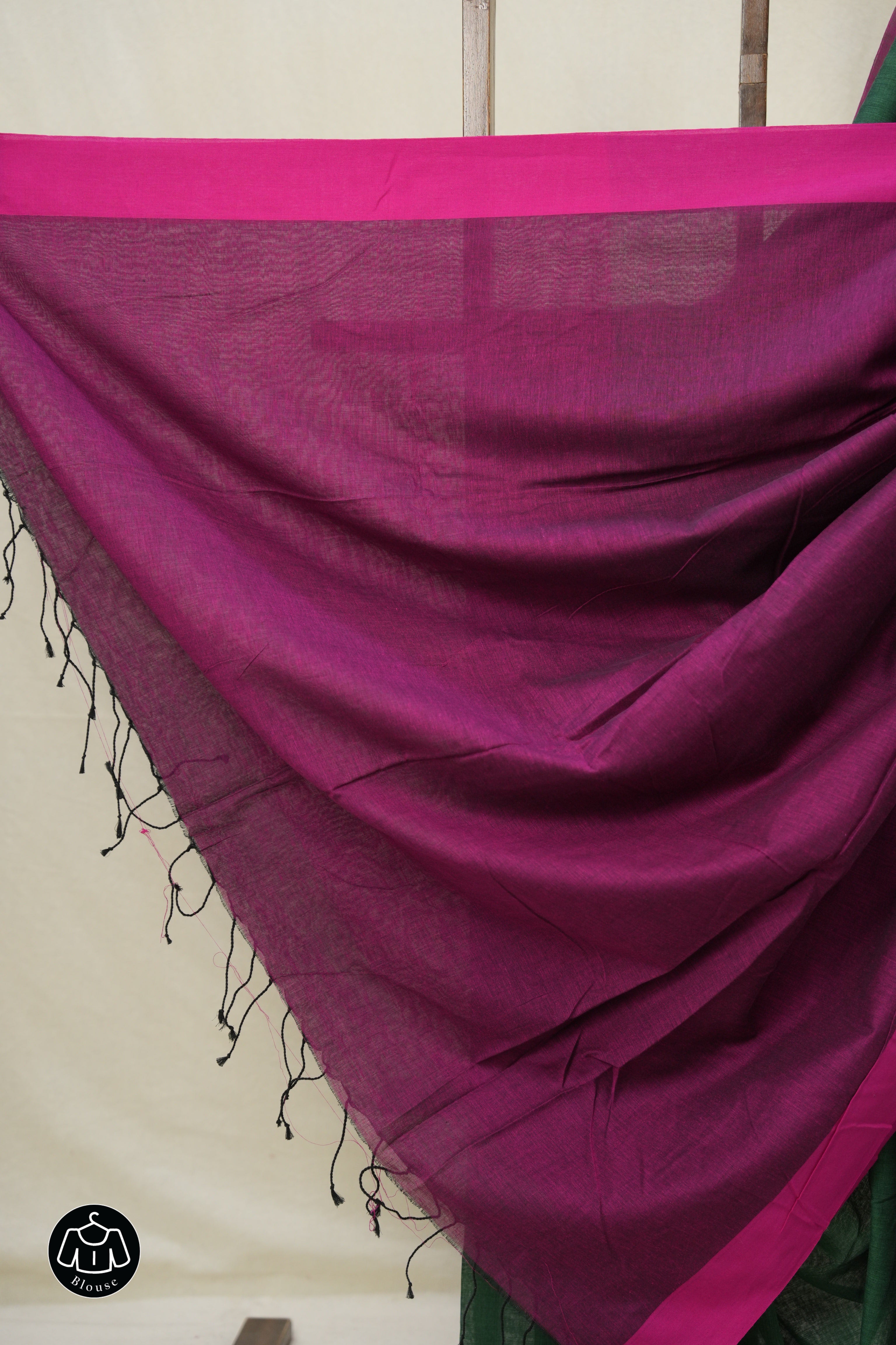 Green Bengal Cotton Saree - SRGBCS147