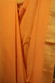 Yellow Cotton Paithani Saree - SRYCPS786