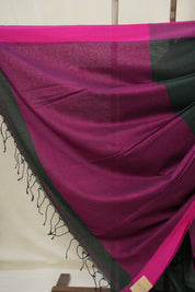 Green Bengal Cotton Saree - SRGBCS148