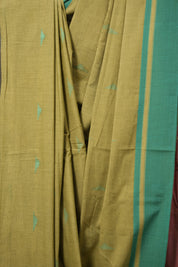 Moss Green  Cotton Ilkal Saree  - SRMGCIS703