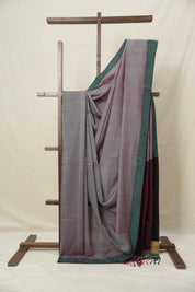 Two Tone Bengal Cotton Saree - SRTTBCS146