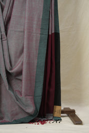 Two Tone Bengal Cotton Saree - SRTTBCS146
