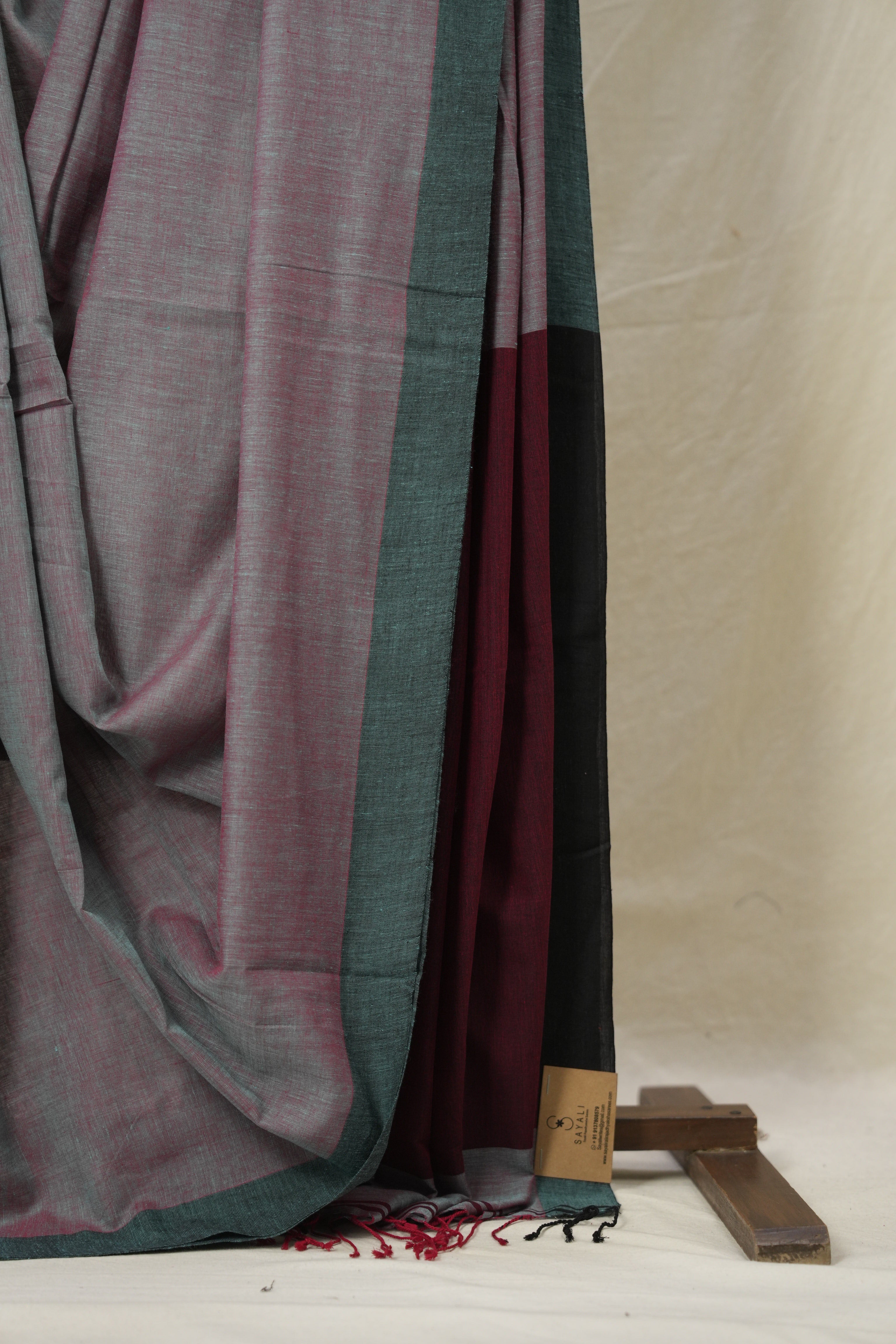 Two Tone Bengal Cotton Saree - SRTTBCS146