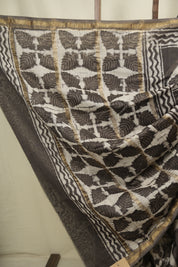 Kashish HBP Cotton Silk Saree With Maheshwari Border - SRKCSS1829