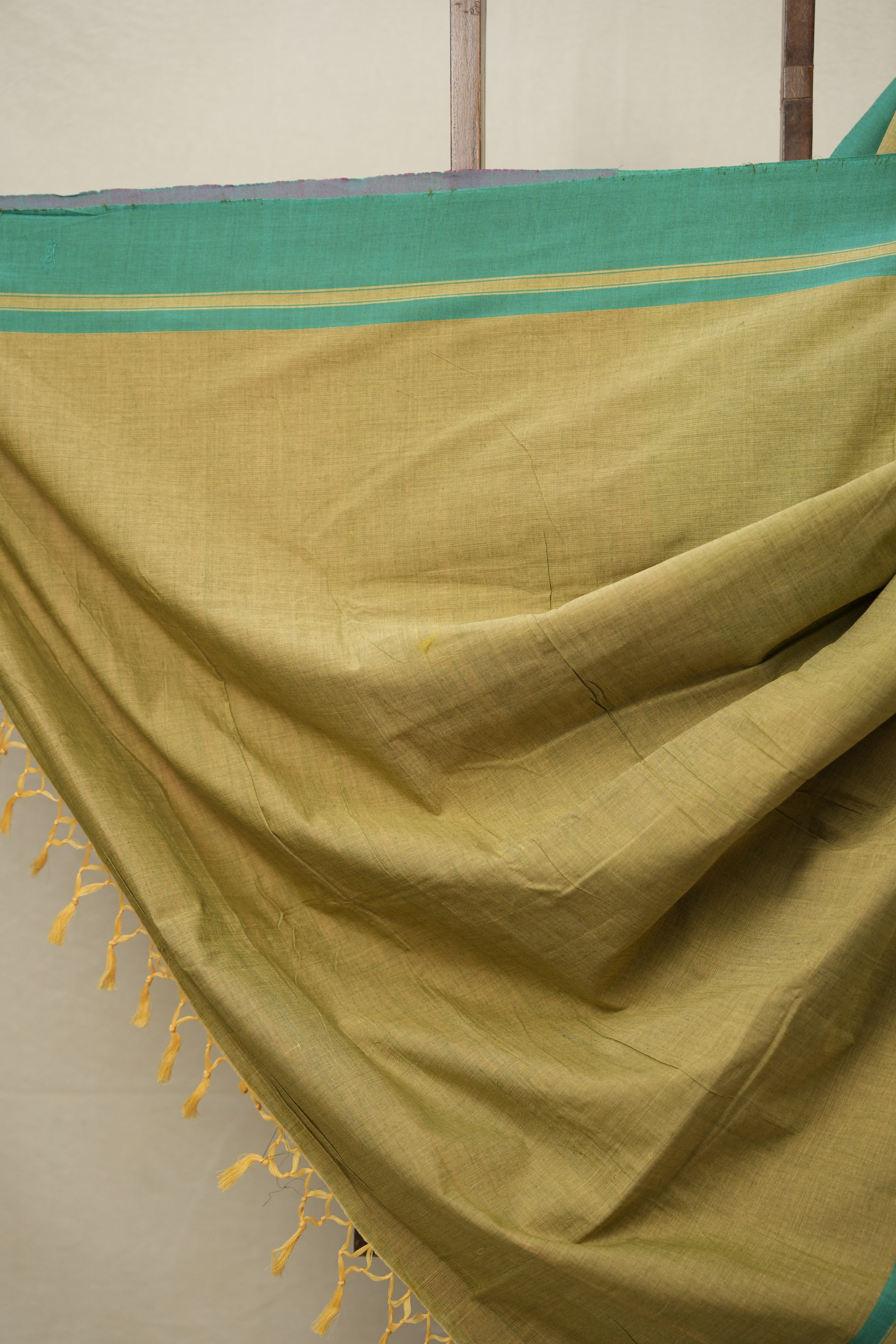 Moss Green  Cotton Ilkal Saree  - SRMGCIS703