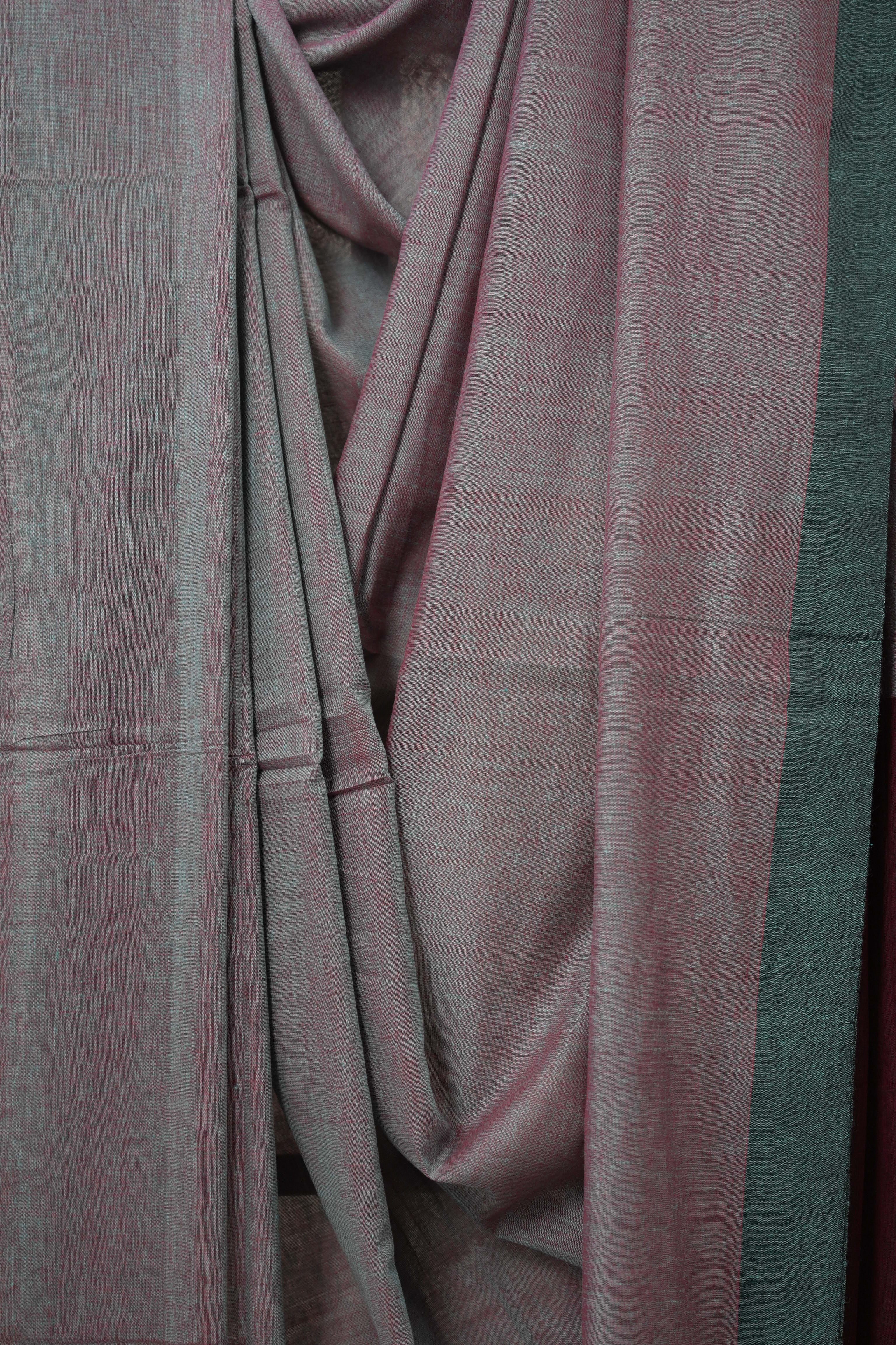 Two Tone Bengal Cotton Saree - SRTTBCS146