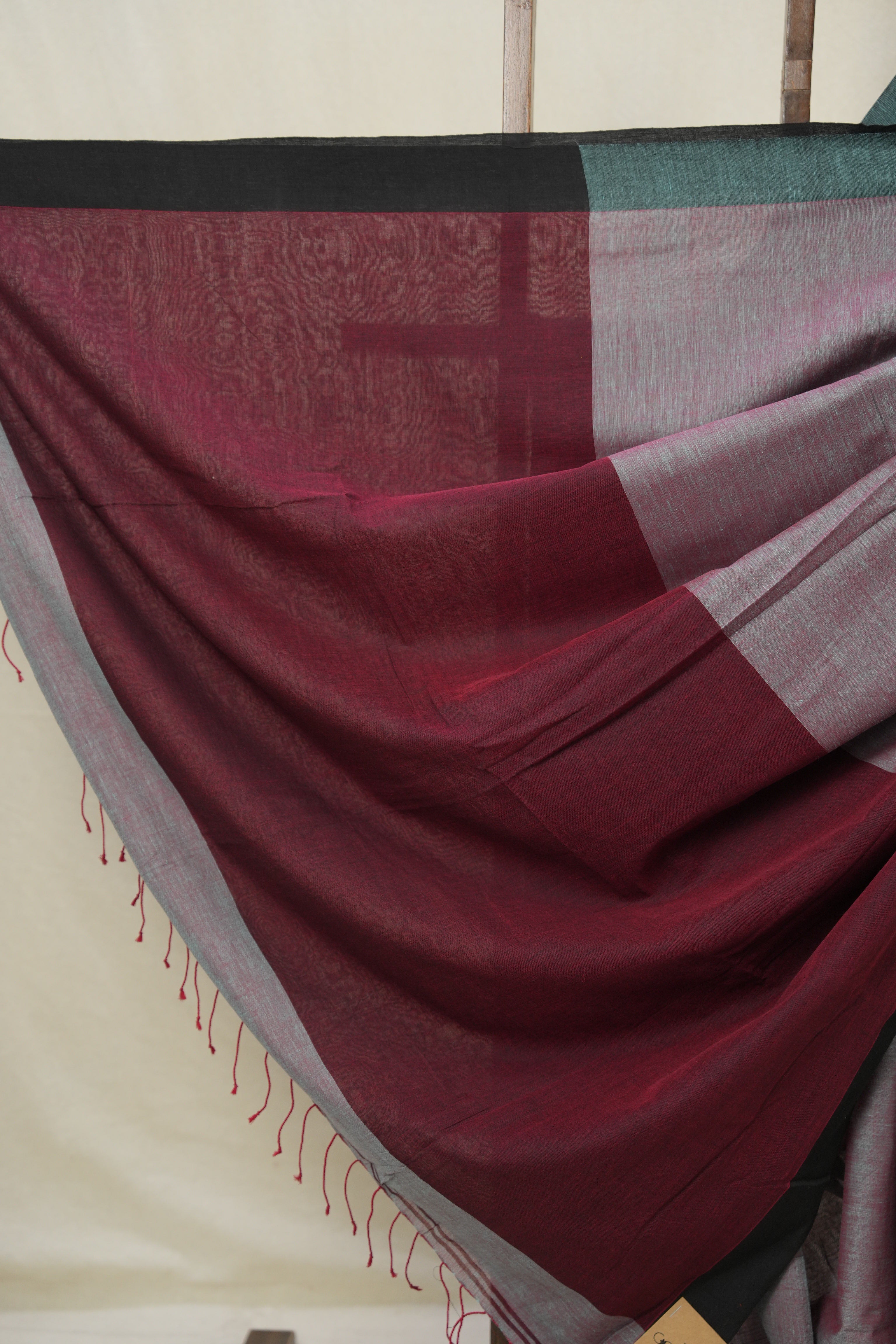 Two Tone Bengal Cotton Saree - SRTTBCS146