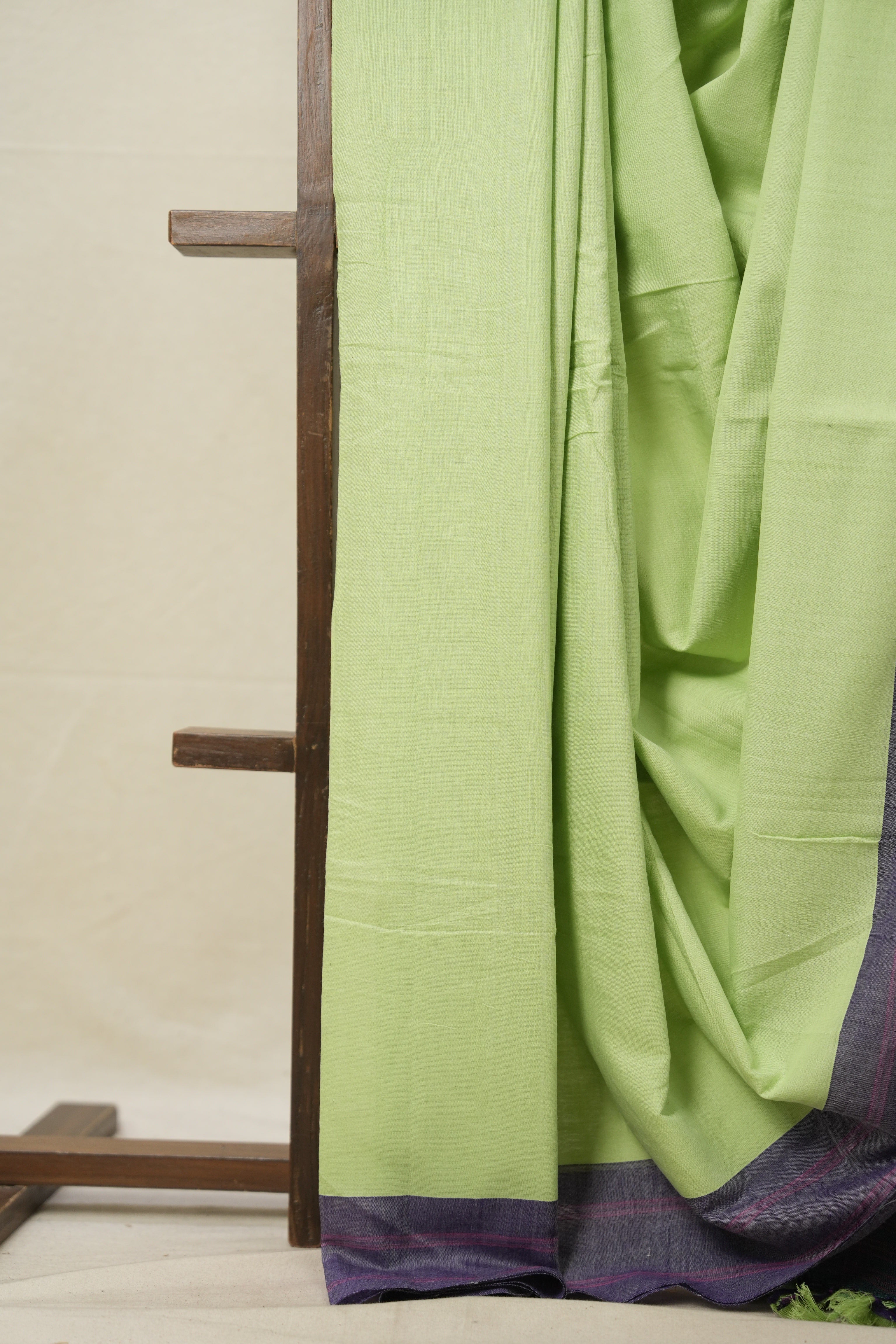 Light Green Cotton Ilkal Saree  - SRLGCIS701