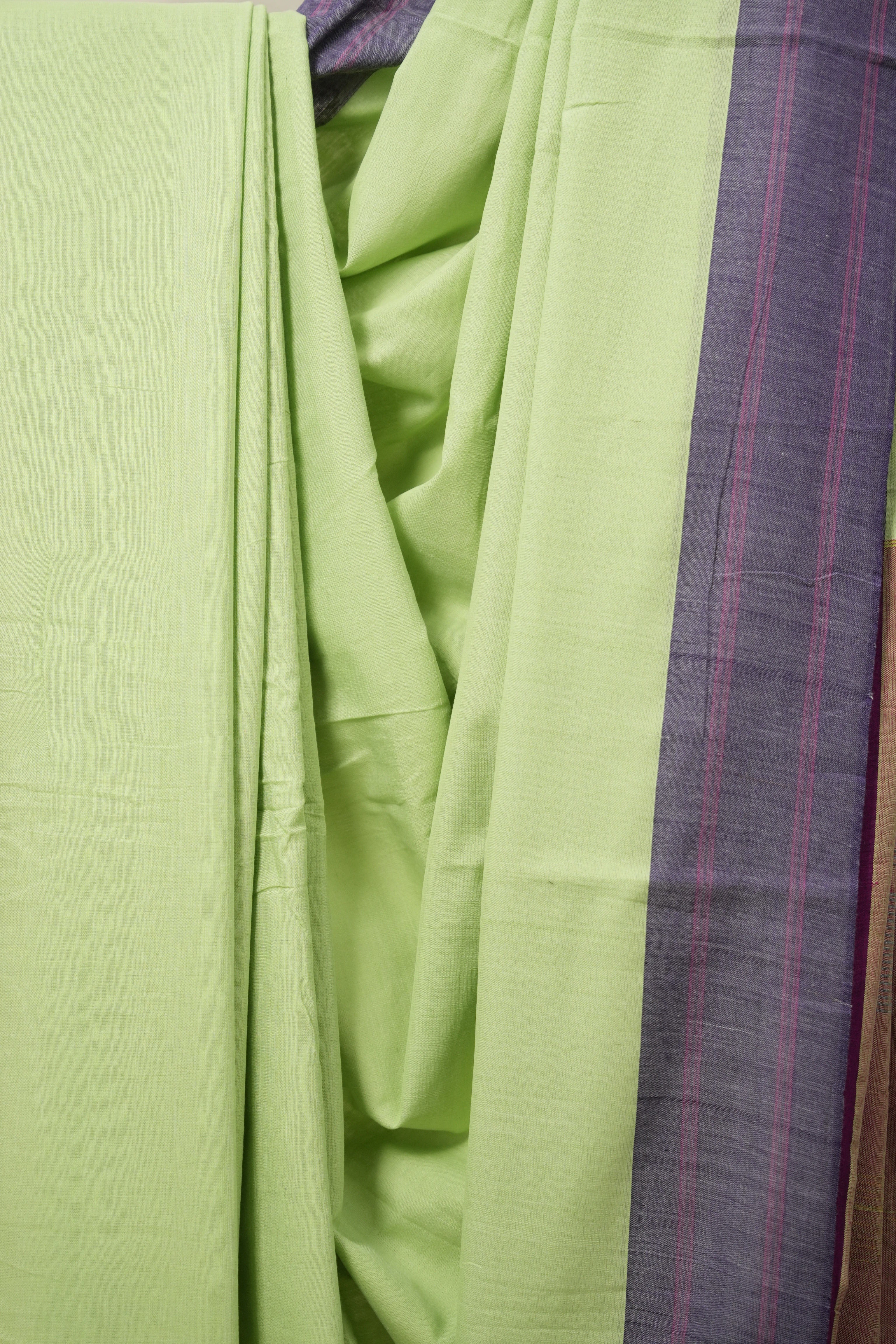 Light Green Cotton Ilkal Saree  - SRLGCIS701