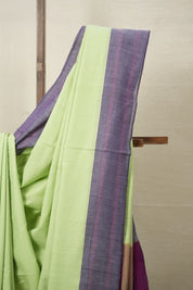 Light Green Cotton Ilkal Saree  - SRLGCIS701