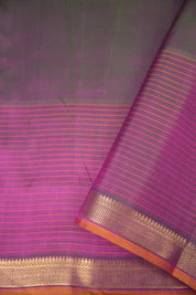 Rani Pink Kanjivaram Silk Sarees - Saavari - SSRPKSS85