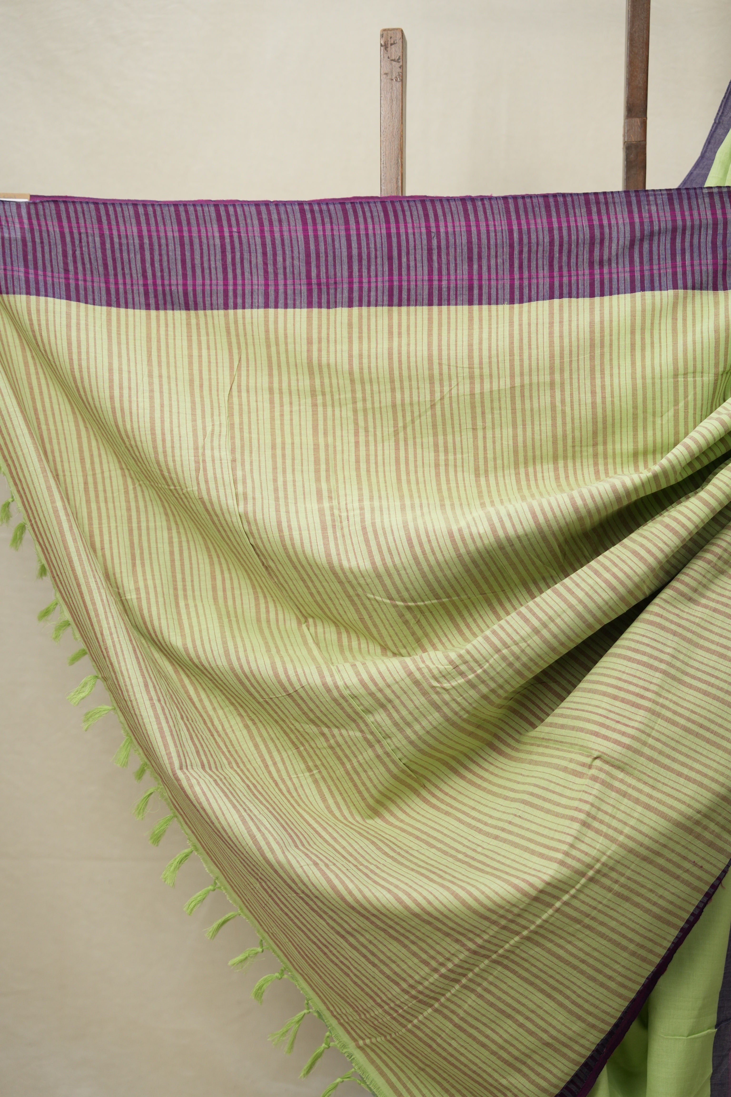 Light Green Cotton Ilkal Saree  - SRLGCIS701