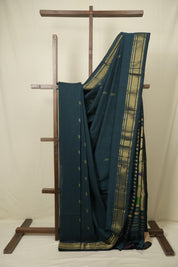 Peacock Cotton Paithani Saree - SRPCPS801