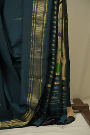 Peacock Cotton Paithani Saree - SRPCPS801