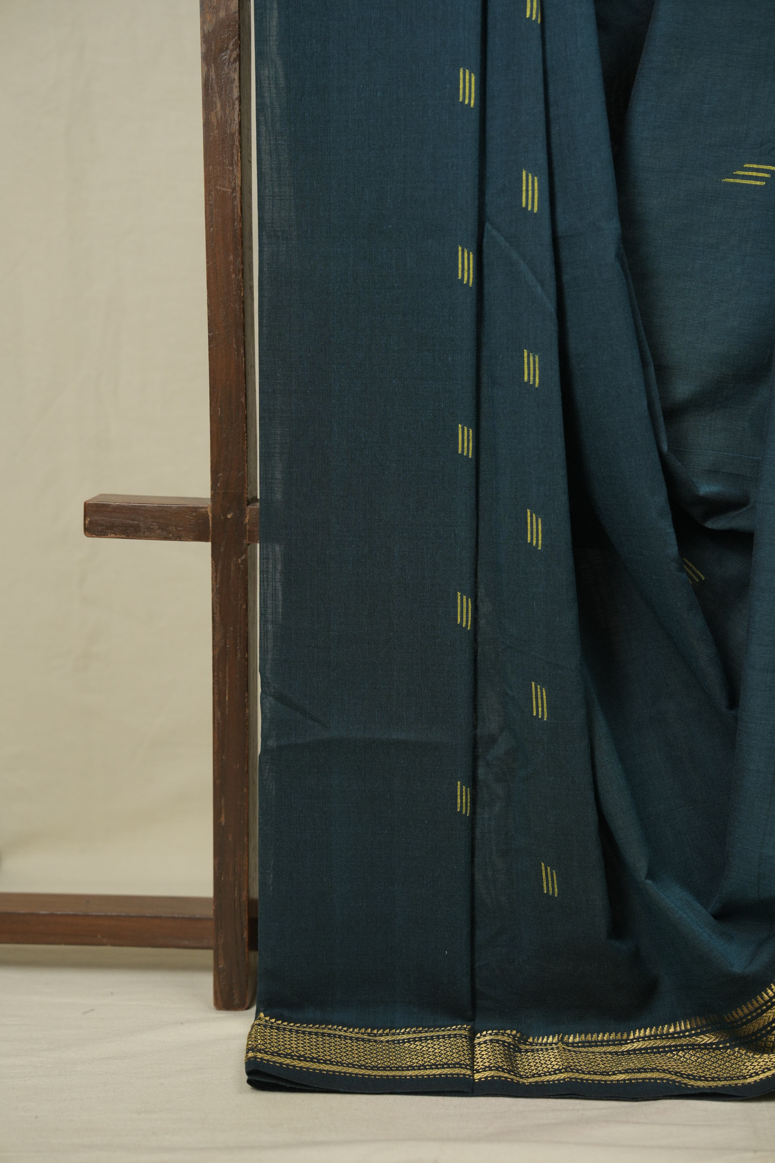 Peacock Cotton Paithani Saree - SRPCPS801