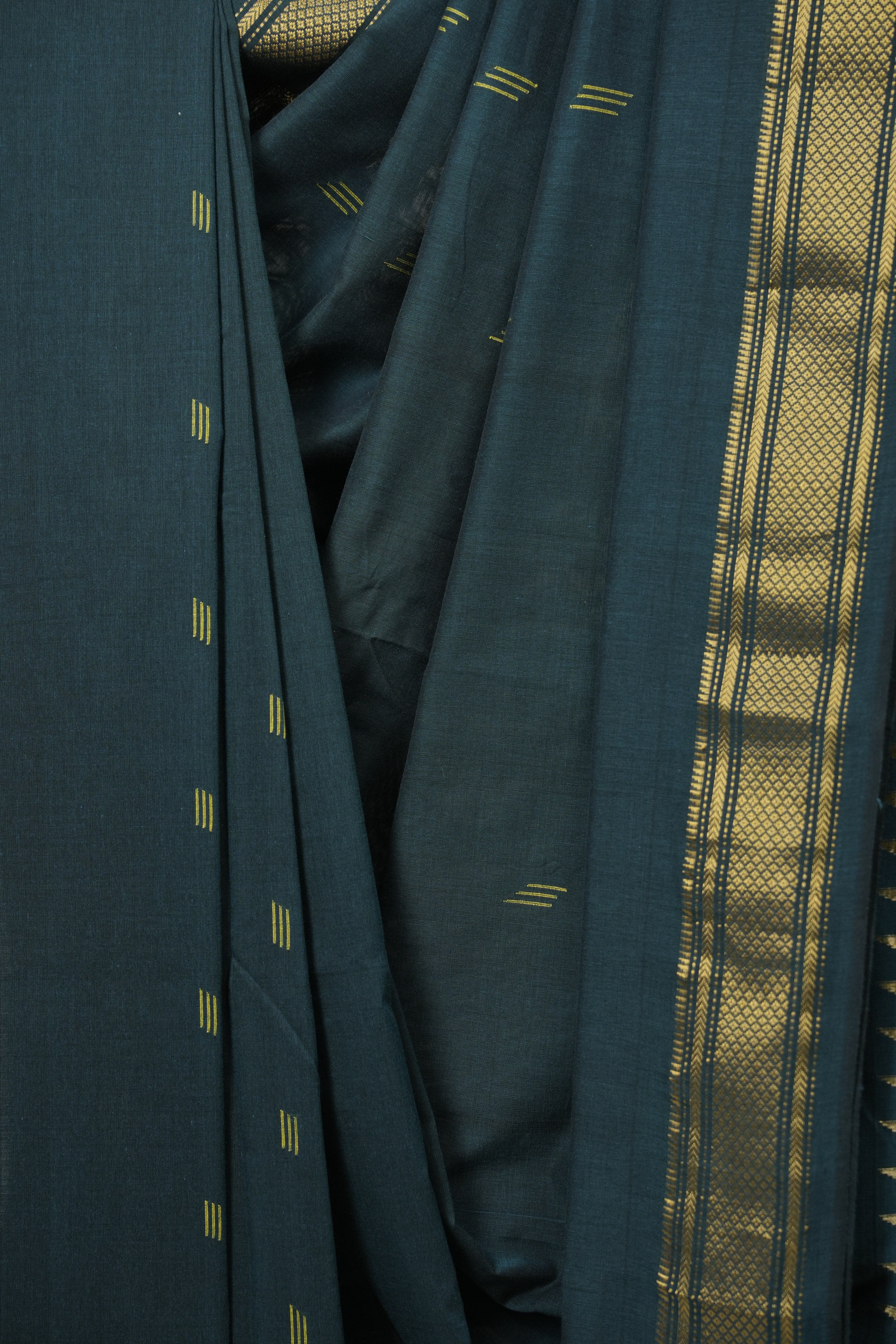 Peacock Cotton Paithani Saree - SRPCPS801