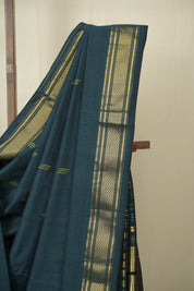 Peacock Cotton Paithani Saree - SRPCPS801