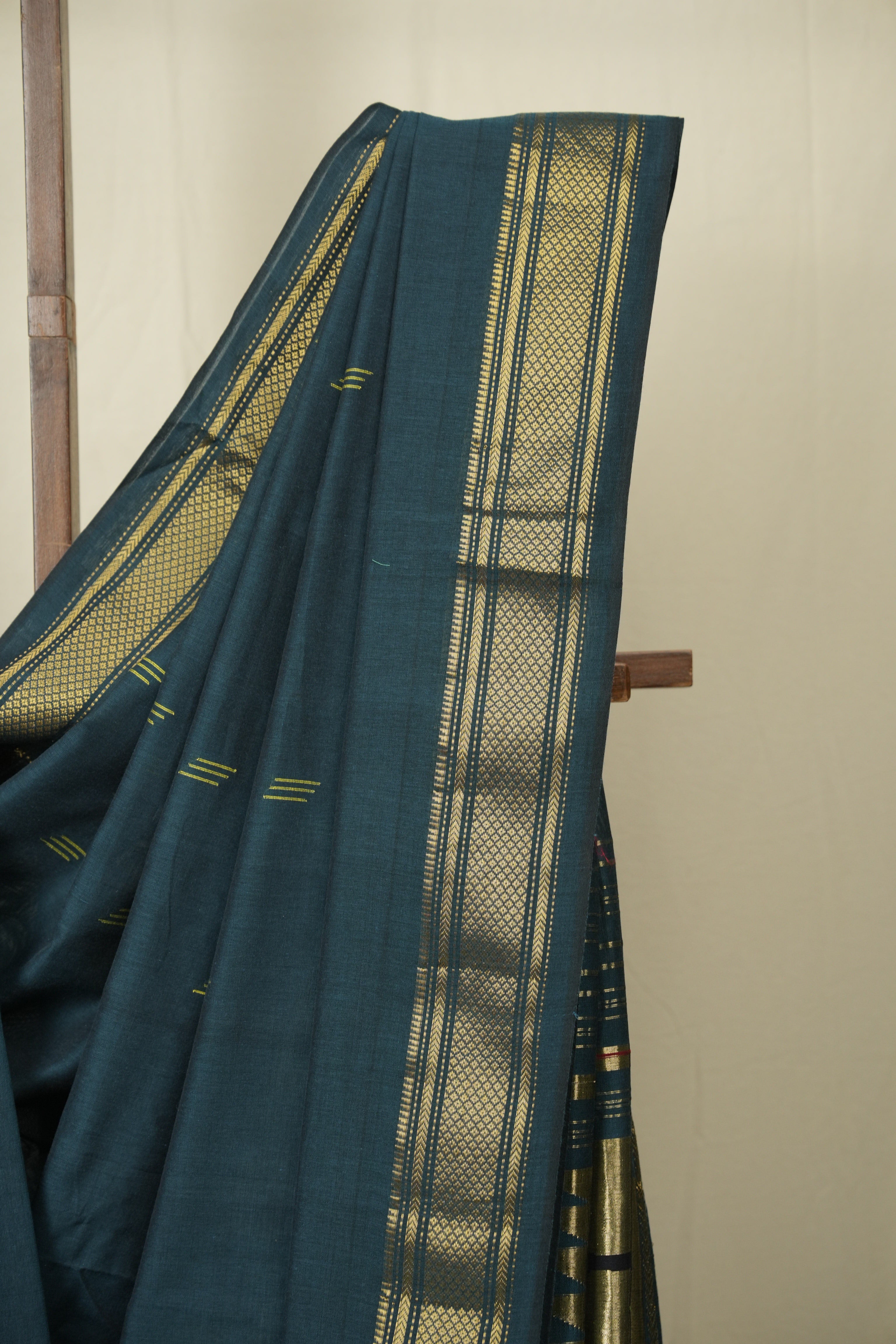 Peacock Cotton Paithani Saree - SRPCPS801