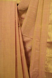 Two Tone Peach Cotton Paithani Saree - SRTTPCPS802