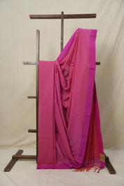 Pink Bengal Cotton Saree - SRPBCS151