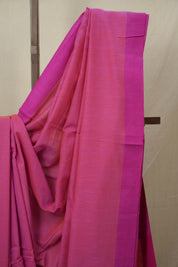 Pink Bengal Cotton Saree - SRPBCS151