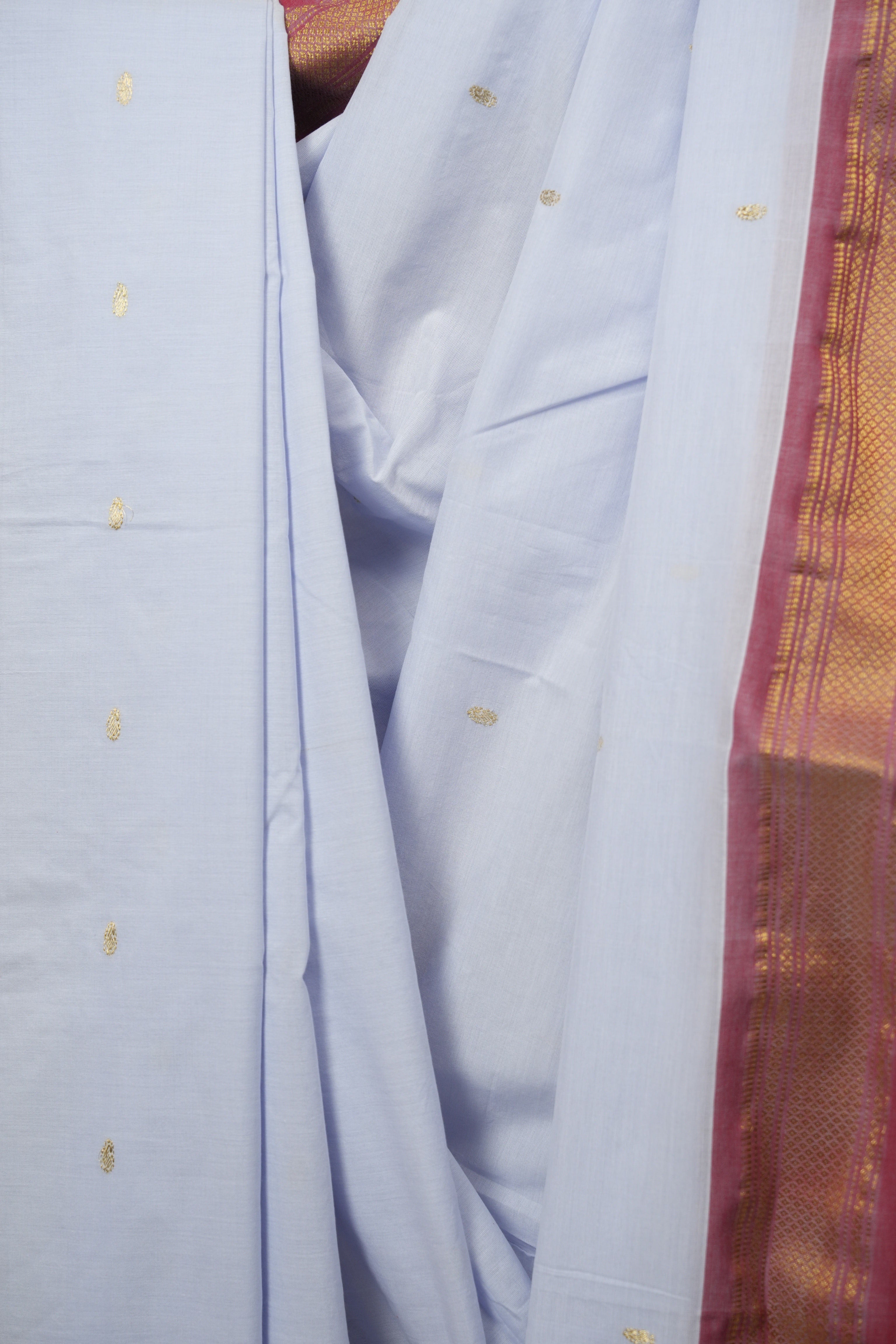 Lavender Cotton Paithani Saree - SRLCPS788