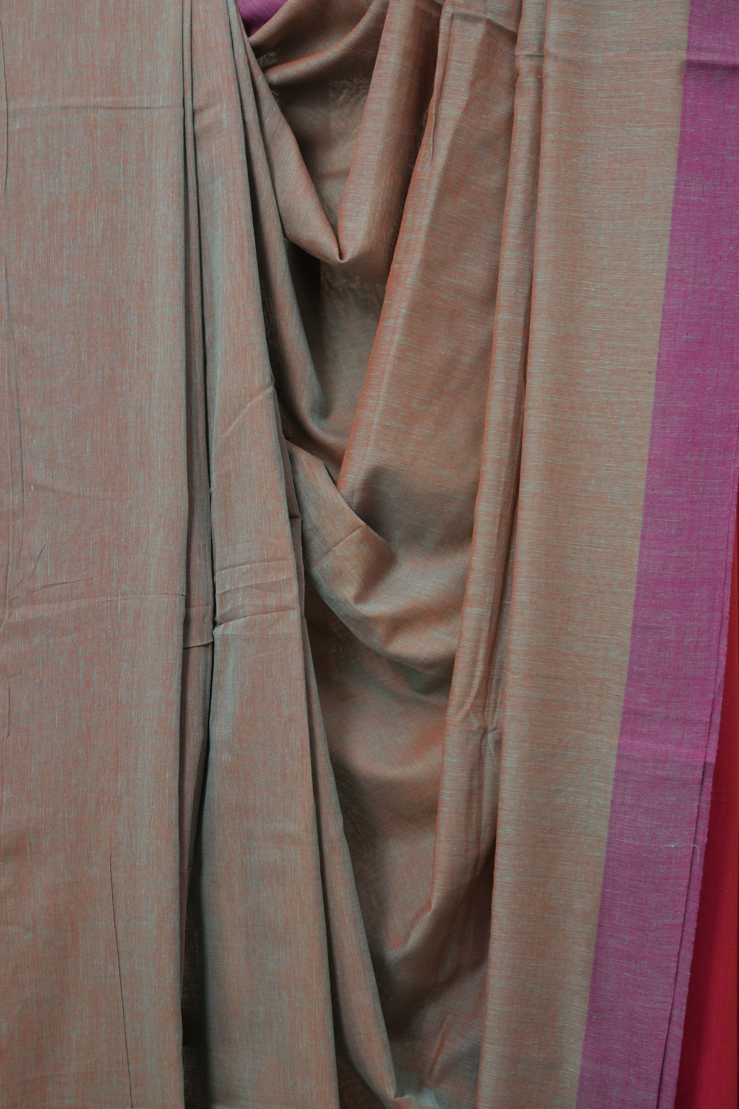 Multicolour  Bengal Cotton Saree - SRMBCS142