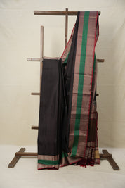 Black Kanjivaram Silk Saree- SRBKSS967