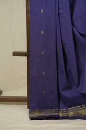 Purple Cotton Paithani Saree - SRPCPS799