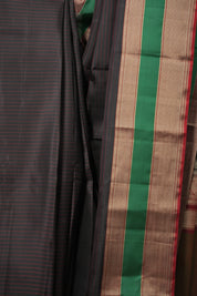 Black Kanjivaram Silk Saree- SRBKSS967