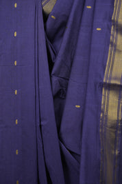 Purple Cotton Paithani Saree - SRPCPS799