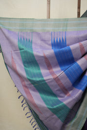 Purple Cotton Ilkal Saree  - SRPCIS654