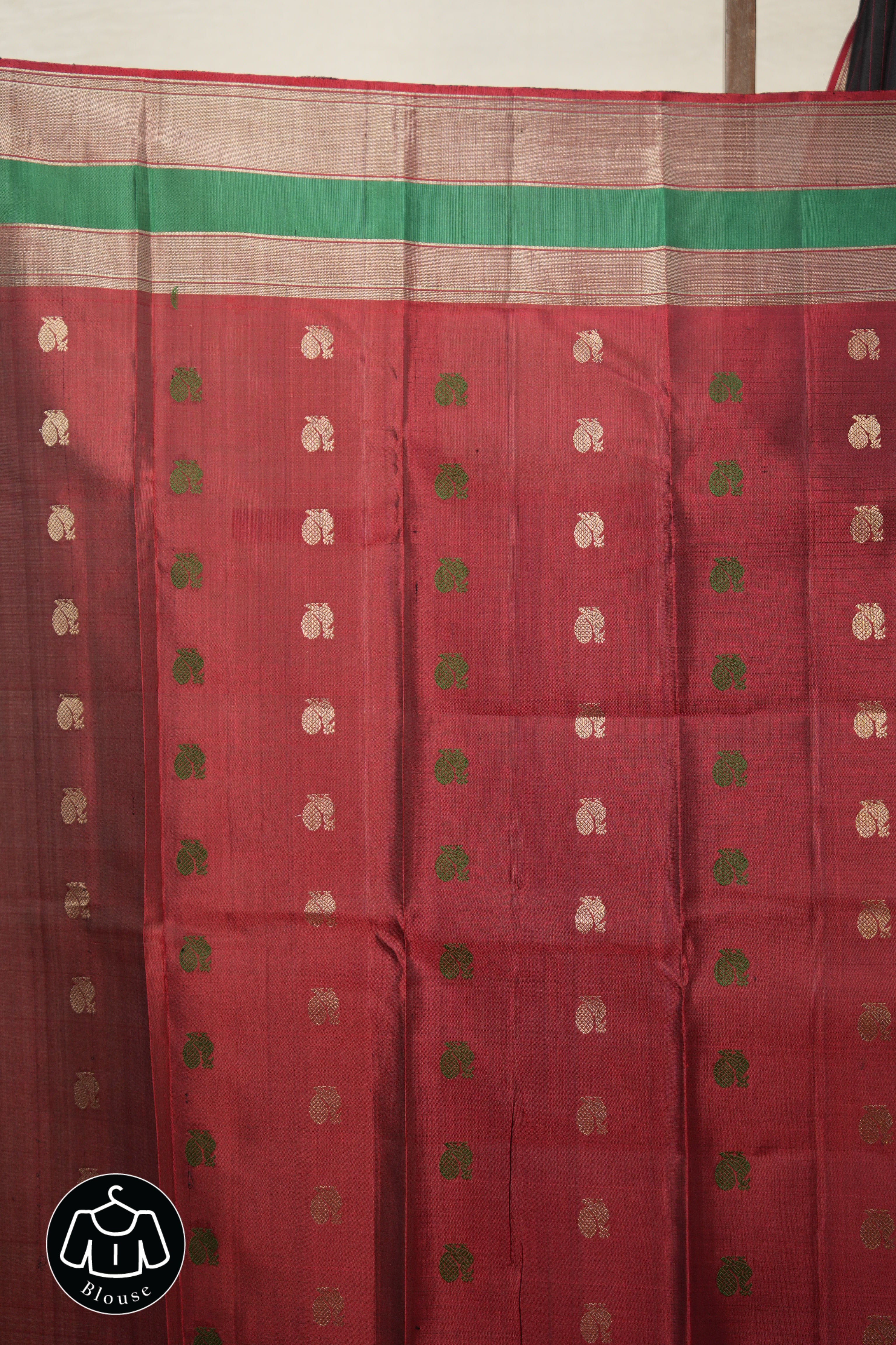 Black Kanjivaram Silk Saree- SRBKSS967