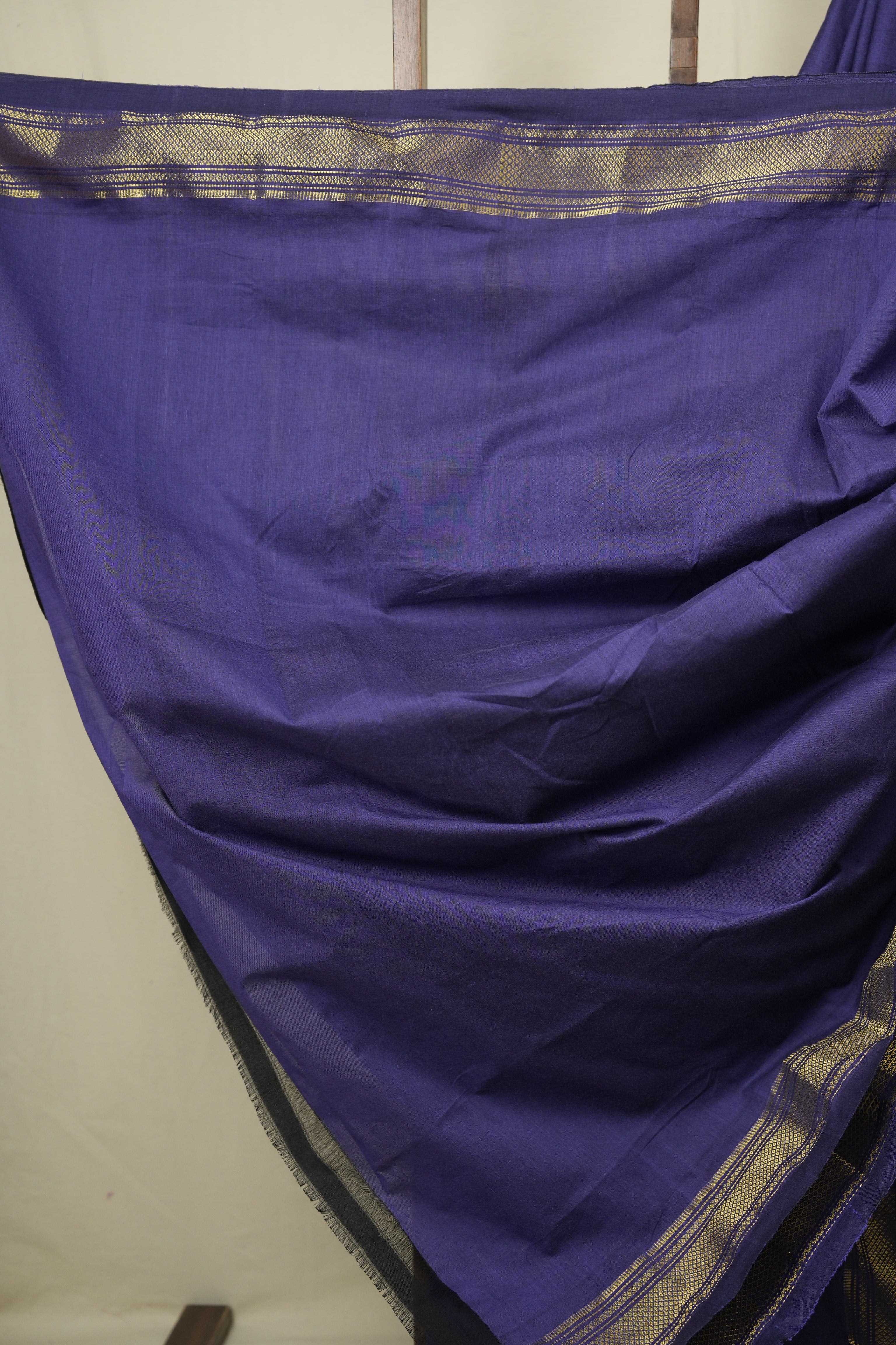 Purple Cotton Paithani Saree - SRPCPS799