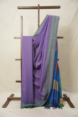 Light Purple Cotton Ilkal Saree  - SRLPCIS669
