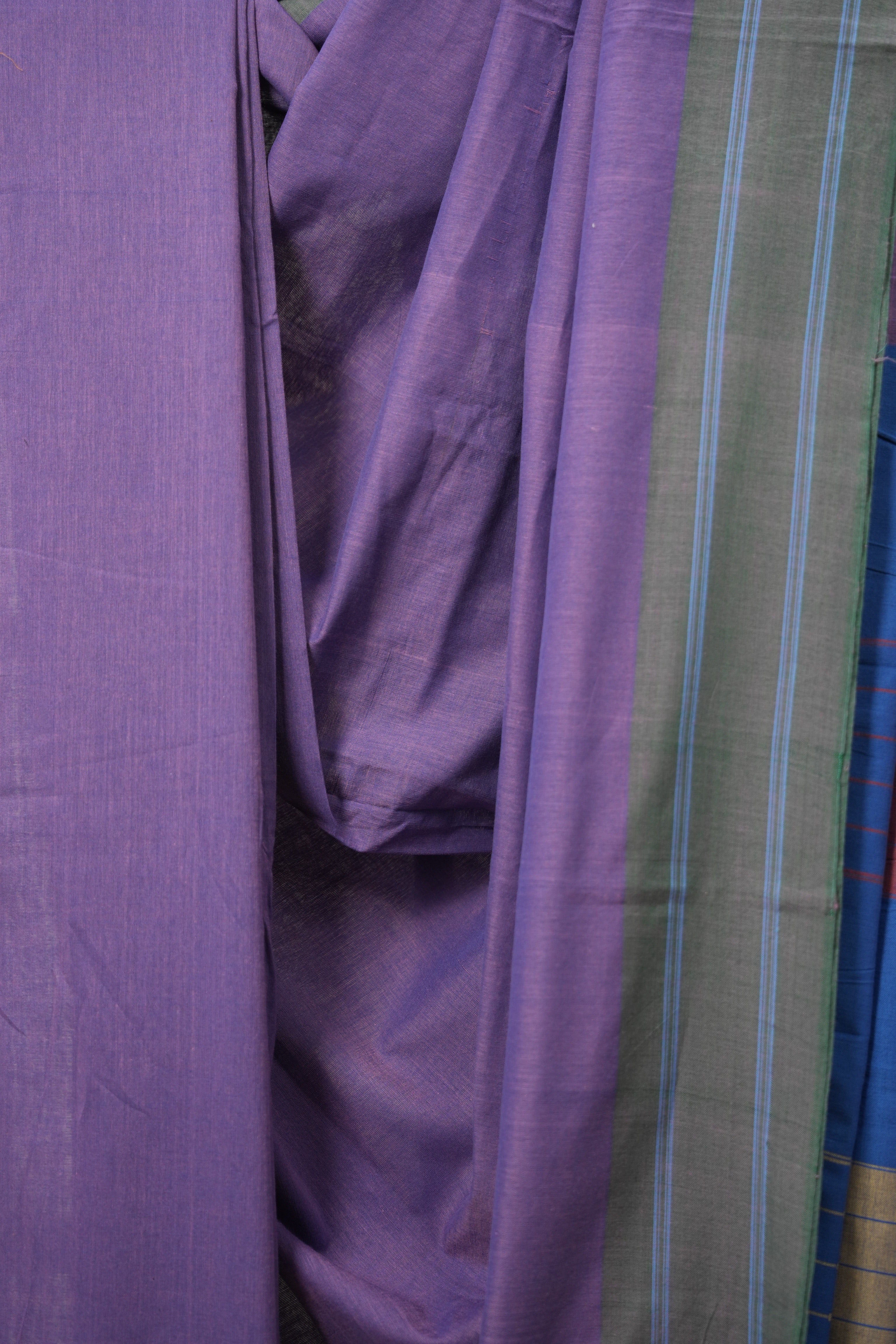 Light Purple Cotton Ilkal Saree  - SRLPCIS669