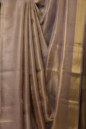 Lilac Gold Tissue Tussar Silk Saree - SRLGTTSS526