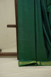 Peacock Green Cotton Paithani Saree - SRPGCPS809