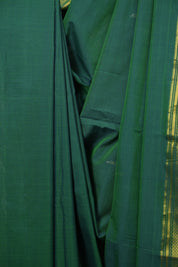 Peacock Green Cotton Paithani Saree - SRPGCPS809