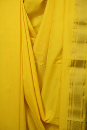 Yellow Cotton Paithani Saree - SRYCPS808