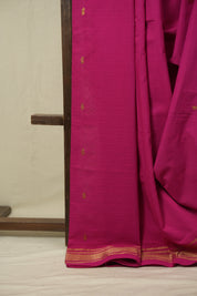 Pink Cotton Paithani Saree - SRPCPS812
