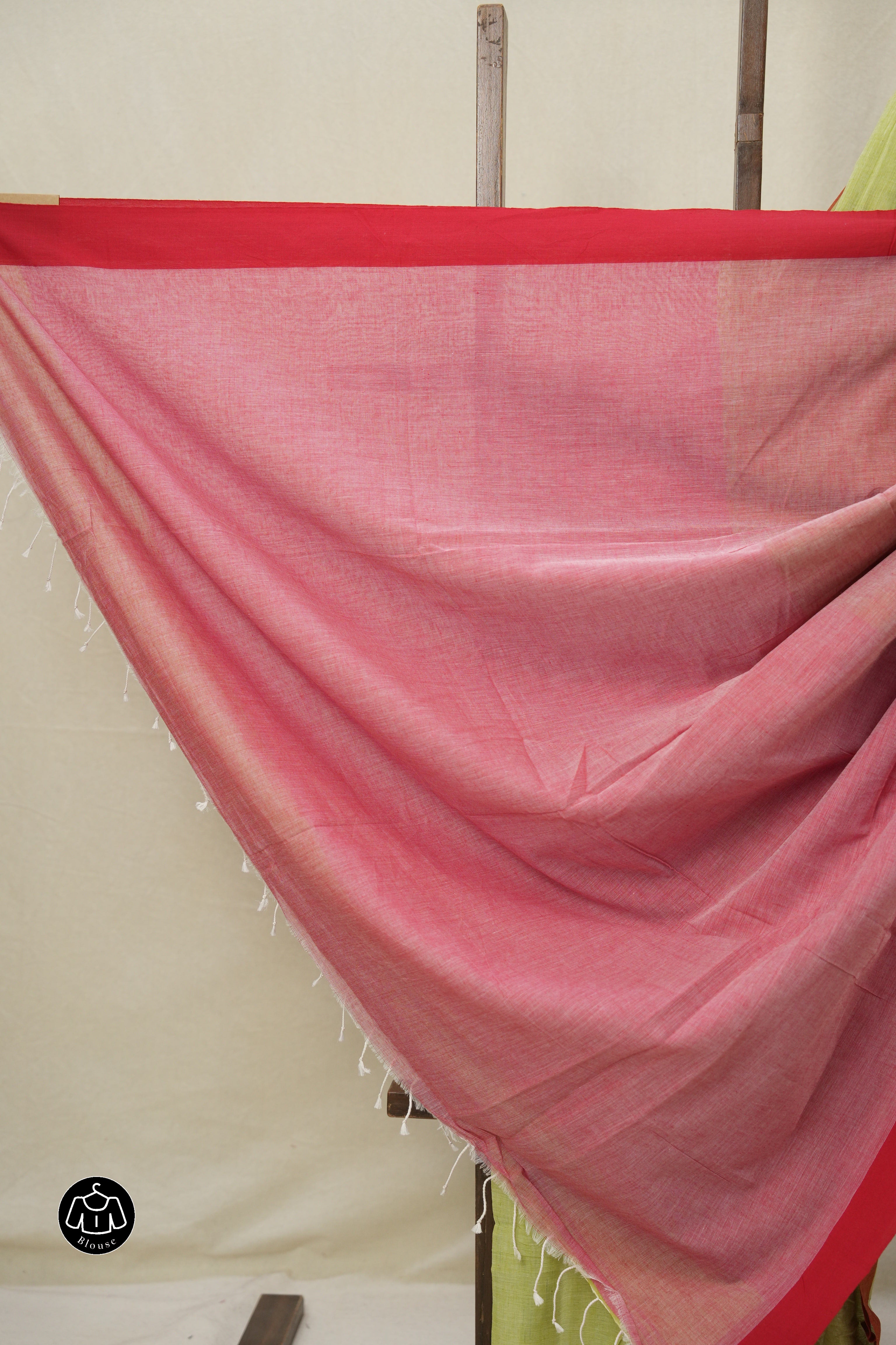 Pistachio Green Bengal Cotton Saree - SRPGBCS155