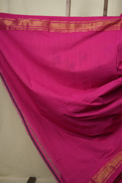 Pink Cotton Paithani Saree - SRPCPS812