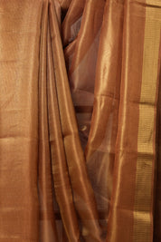 Red Gold Tissue Tussar Silk Saree - SRRGTTSS523
